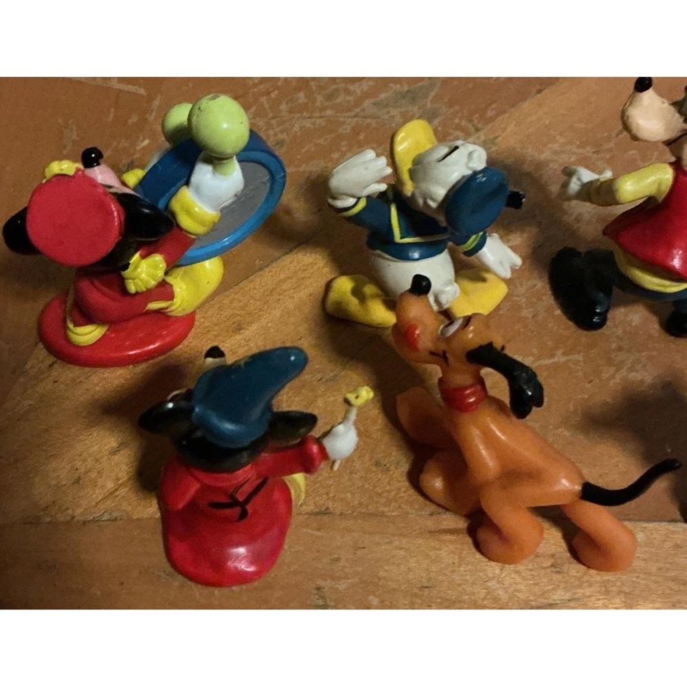 Small Lot Of 9 Disney‎ PVC Figures, Mickey Mouse, Donald Duck, Goofy, Tallest 3" - Picture 10 of 13
